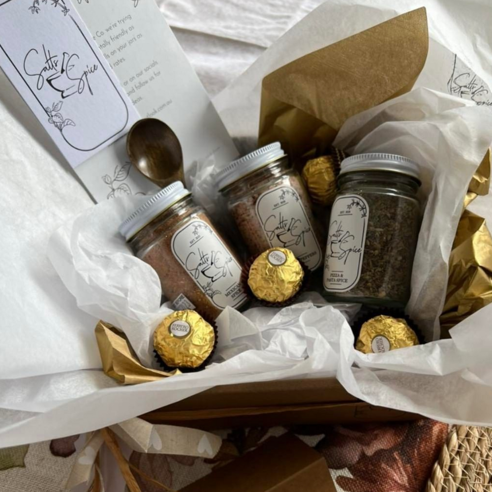 Salt & Spice Co. Gift Packs, Salts & Seasoning. 