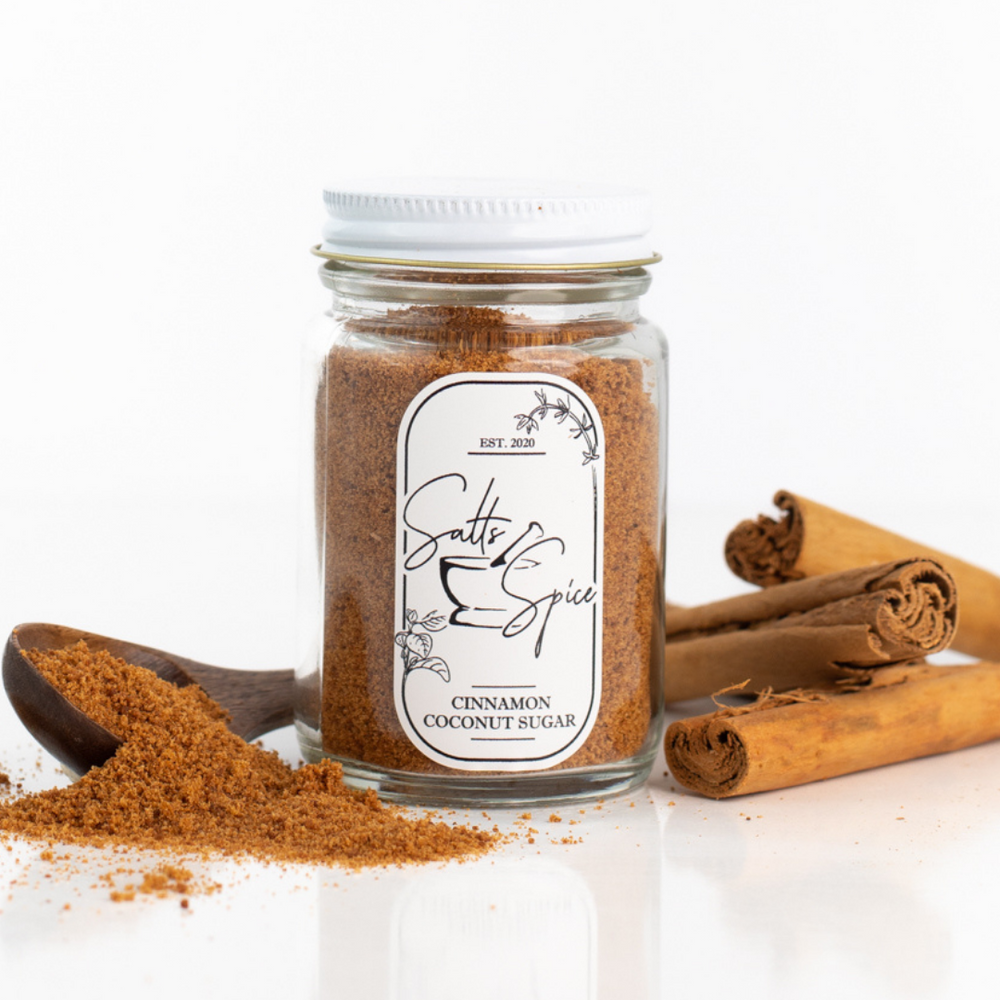 Salt & Spice Co. Cinnamon Coconut Sugar. 